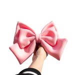 12 Colors Cloth Satin Ribbon Bow Cloth Helmet Headwear  Helmet Accessories