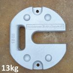13kg Cast Iron Gazebo Weighted Feet Metal Leg Weights. Marquee Tent Shelter
