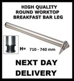 710 mm Breakfast Bar Legs Kitchen  Worktop Support Adjustable