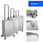 Bordlite ABS Hard Shell Suitcase Cabin Medium Large Spinner Luggage 20 24 28"