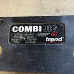 Trend Combi Jig 66 Router Template Jig with 3 Guide Bushes, Plastic, Black