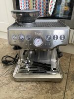 SAGE Barista Express Silver Espresso Bean-to-Cup Coffee Machine with Accessories