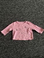 TU Baby Pink Long Sleeve Top Embroidered Baby Cheetah Flower Size 3-6 Months