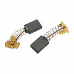 1 Pairs Black Electric Drill Motor Tool Carbon Brush 5 x 11 x 15mm Brass Tone ⊕I