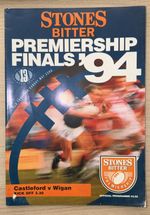 RUGBY LEAGUE PROGRAMME PREMIERSHIP FINAL CASTLEFORD V WIGAN 1994
