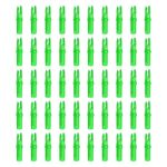 Archery Arrow Nocks 6.2mm 0.244", 50 Pack Insert Arrow Nock, Green