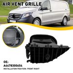 Right Dash Centre Air Vent Grille For Mercedes Benz Vito W447 2015+ A4478300654