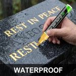 Tombstone Marker Pen for Restoring Faded Grave Inscriptions,Stone Touch-up Pens
