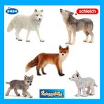Papo / Schleich FOX and WOLF Toy Animals - Choice of 13 with Tags