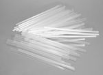 0XO BIODEGRADABLE 5000 x 8mm CLEAR PLASTIC JUMBO SMOOTHIE / MILKSHAKE STRAWS