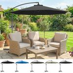 3(m) Garden Banana Parasol Cantilever Umbrella