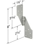 30Pcs Strong-Tie H2.5A HOT-DIP Galvanized Steel Heavy Duty Hurricane Tie
