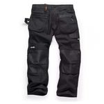 Scruffs Black Ripstop Trade Trousers | Hard Wearing Work Trousers Rip Stop Cargo