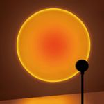 Sunset Projection Lamp USB LED Rotatable Mood Night Light Bedroom Home Decor