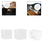 Grinding Dust Box Tabletop Clear Enclosed Dustproof Hood Dust Cover Dust Cage
