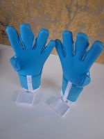 Professional Mens Goal Keeper Gloves Blue German Gecko 4mm Size 9 -  4G GLOVE