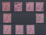 India Stamps 1911-1918 8as colour set SG179/82 Mint + used CV £255