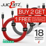 Extra Long iPhone & iPad Charger Cable 2m 3m 4m 5m Heavy Duty USB Charging Lead