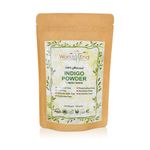 Natural Pure Indigo Hair Dye Powder, Indigofera Tinctoria 100g