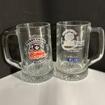 2 x CAMRA Derby Winter Beer Festival Glass 2016 1/2 Pint Tankard
