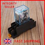 240V AC 8 Pin Coil General Purpose Relay DPDT and Socket Base LY2NJ 10A