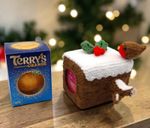 Christmas Yule Log🎅KNITTING PATTERN Chocolate Orange Box Cover Charity New Gift