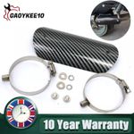 Motorcycle Exhaust Middle Pipe Heat Shield Muffler Protector Guard Carbon Style