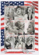 Marilyn Monroe 2002 MNH stamp sheetlet