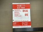 Fife Scottish Bus Group Route 84A 85 Timetable April 1987 Kirkcaldy Bus Station 