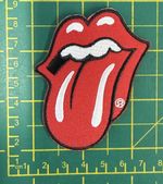 Rolling Stones Small Size Tongue Shaped Woven Sew Or Iron On Patch Official