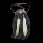 Pre WW1 or WW1 Queen's Own Cameron Highlanders Sporran Named Leather with belt