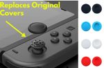 2x Replacement Thumb Grips Nintendo Switch Covers Pads Caps Joy  Lite/ Oled/NS