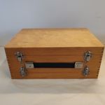  Vintage Camera Devetailed Slide Storage Wooden Box Film Prop Photography Cheney