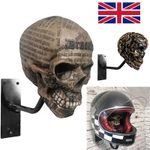 Motorcycle Helmet Holder Rack Wall Mount Hat Stand Display Rack Skull Rack H