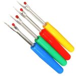 4 PCS ASSORTED COLOURS SEAM RIPPER STITCH UNPICKER SEWING TOOL THREAD PICKER