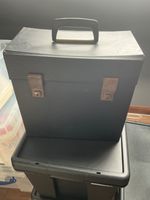 12? black record storage case