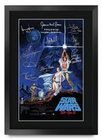 Star Wars Saga Japanese Version Printed Poster Signed Picture for Movie Fans