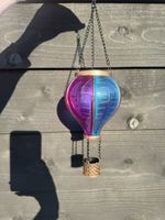 Aurora Flaming Hanging Balloon Purple & Blue Cute Garden Solar Light - Mini