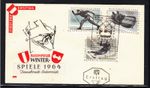 Austria FDC Olympiad Mi 1136-37 + 1142, Innsbruck 11.11.63