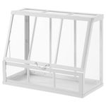 IKEA ÅKERBÄR Greenhouse White 45 cm Indoor Outdoor Plant House Garden New UK