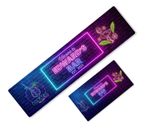 Personalised Bar Runner Any Text Beer Mat Ideal Home Pub Cafe Occasion 114