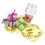 FLORAL Vintage Square GIFT BOXES Wedding Favour Chocolates | Includes Ribbon
