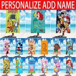 Cartoon Characters Kids Bath Towel Swim Beach Microfiber Blanket Turt 75x150cm