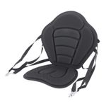 Kayak Seat Adjustable Sit On Top Canoe Back Rest Support Cushion Safety Black