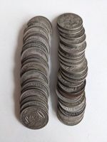 Job Lot British 50% Silver Shilling Coins .500 George V And VI - 265g