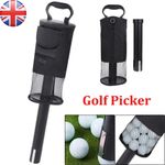 Golf Ball Shag Bag Practice Golf Ball Bag Holder Pick Up Receiver Tube Collector