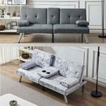 WestWood Sofa Bed Fabric Manhattan Recliner 3 Seater Modern Luxury Design Home