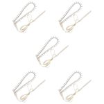 5 PCS Waist Chain for Dress Chains Women Pearl Body Rhinestone Jewelry