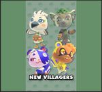 Animal Crossing New Horizons 3.0 Zelda/Splatoon Villager Amiibo Cards - Plain