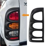 Rear Tail Light Cover Guard Protector Kit for Toyota Hilux 2005-2011 Accessories